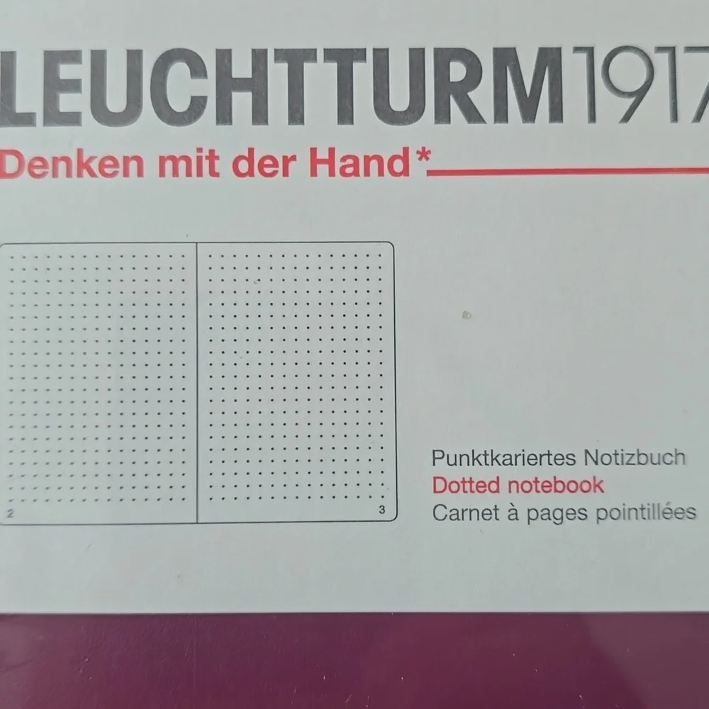 ❤️BUY 5 GET 3 FREE Leuchtturm1917 Dotted Notebook Medium (A5), Retail $25.50US